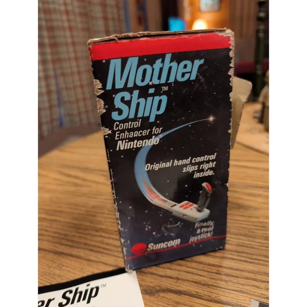 Nintendo NES Mother Ship Control Enhancer by Suncom Joystick In Box